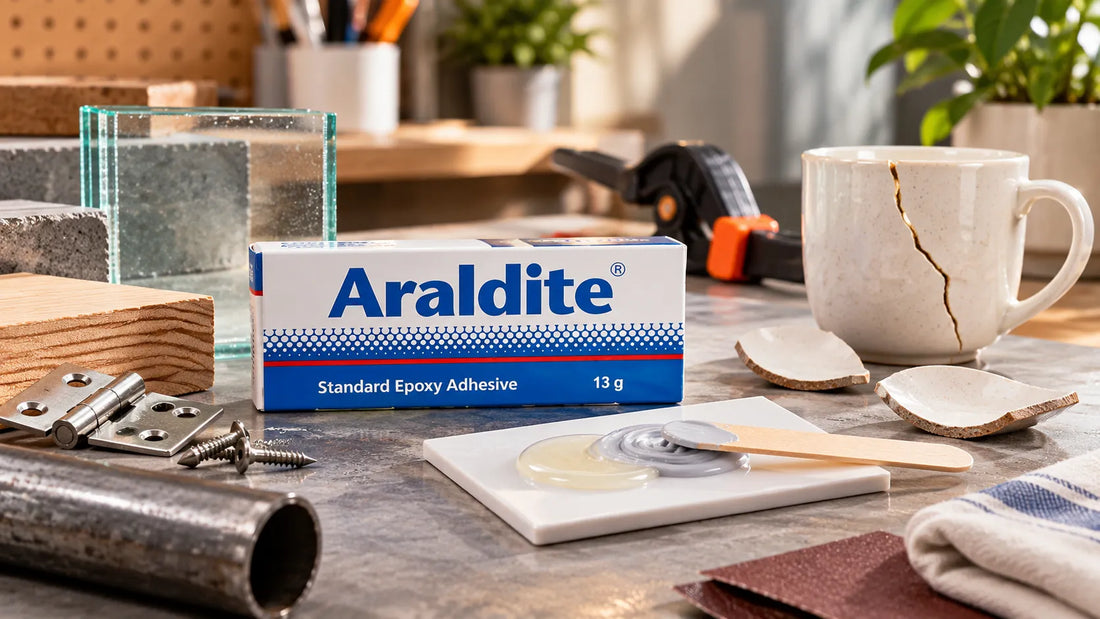 How to use Araldite epoxy adhesive step by step