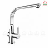 FLP-CHR-5357PMLSD Sink Cock With Long Extended Swinging Spout (Table Mounted)