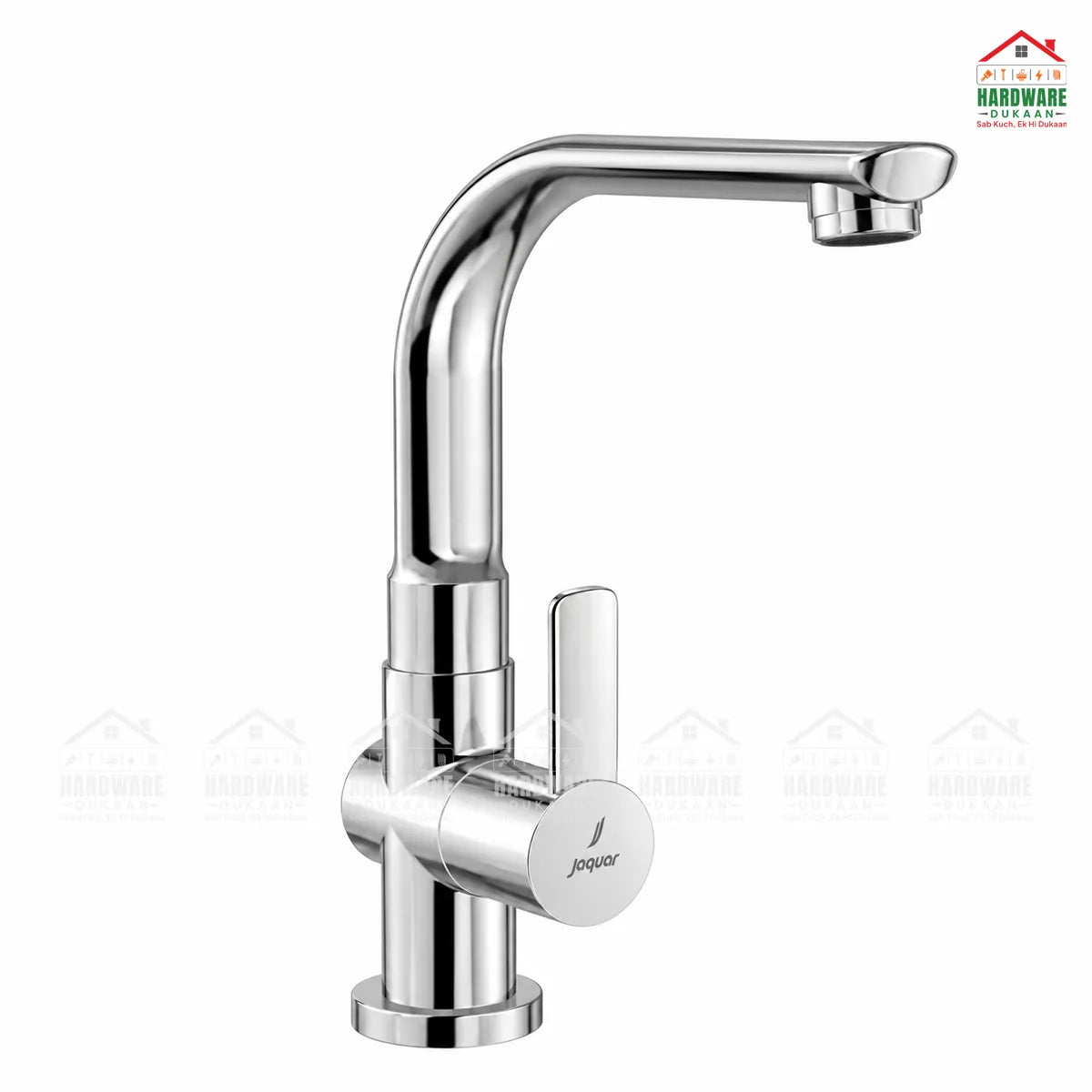 FUP-CHR-29357PM Sink Cock With Regular Swinging Spout Table Mounted